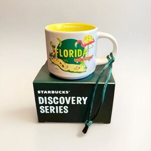 Starbucks Discovery Series Florida 2 oz Mug Ornament Espresso Size New in Box